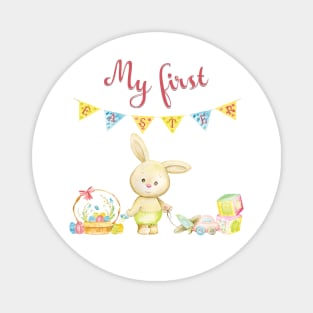 My first Easter design for your baby's very first Easter holiday celebration Magnet